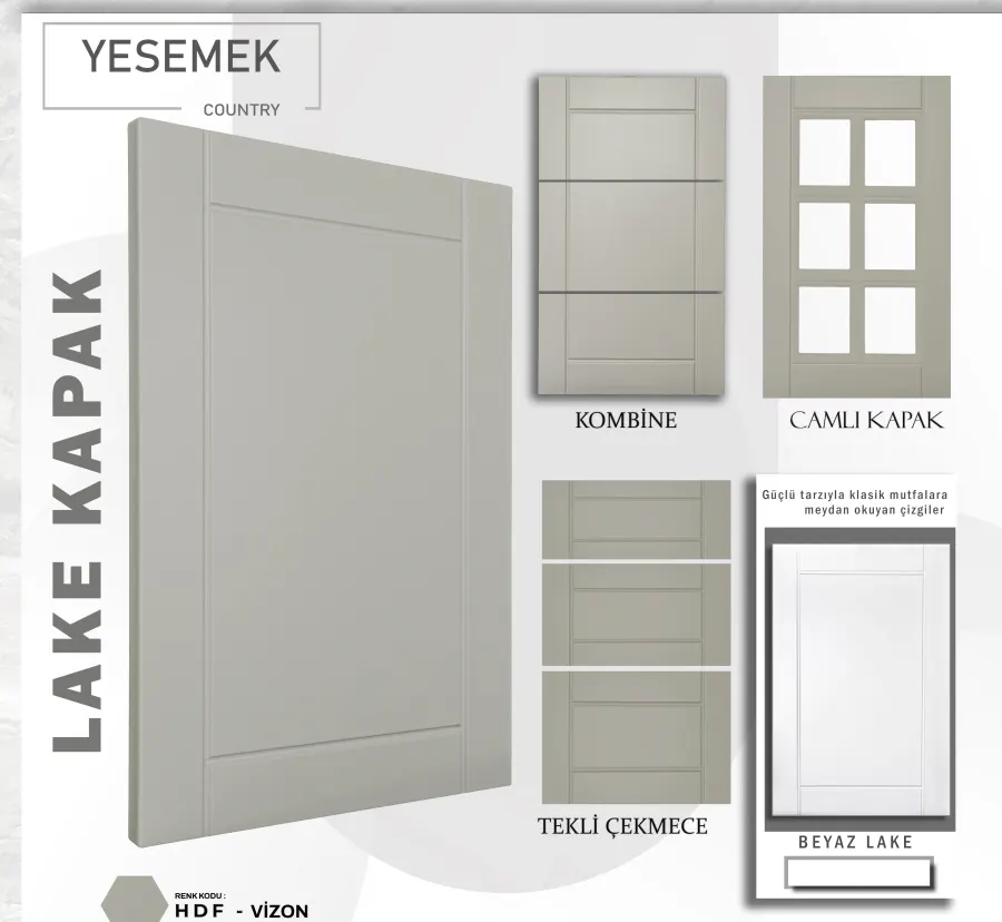 Yesemek — Lake Kapak Modelleri