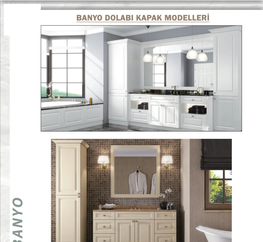 Banyo Dolabı Kapak Modelleri — Dolap & Gardırop