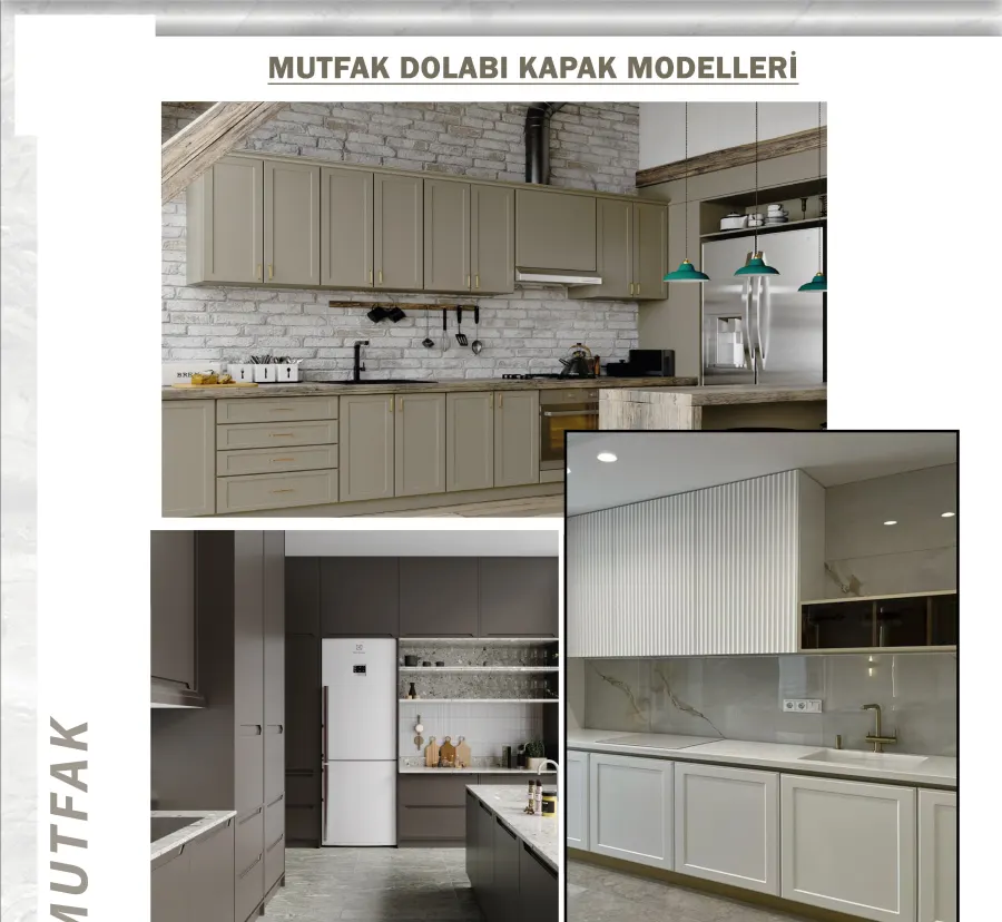 Mutfak Dolabı Kapak Modelleri 6 — Mutfak